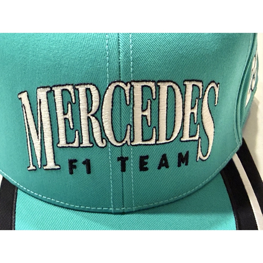 Adidas Mercedes AMG Petronas Formula One Team Las Vegas Snapback Cap KG2274 NWT - Picture 8 of 11